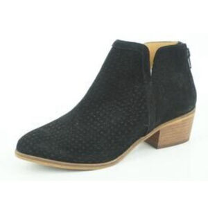 Susina Kyle Perforated Suede Boots Size 8M